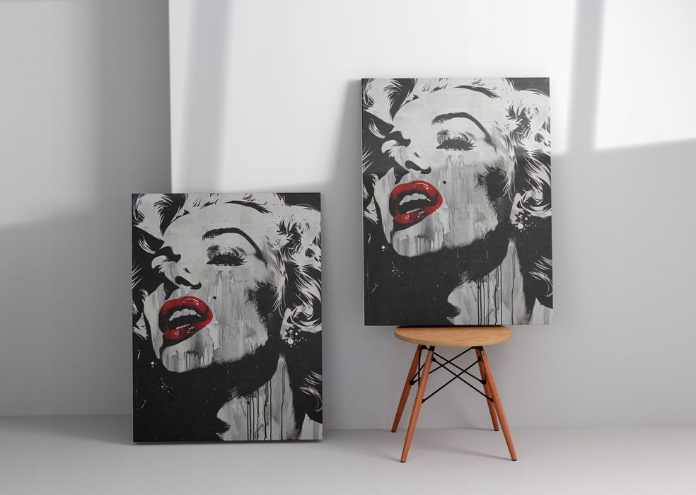 Obraz na płótnie Marilyn Monroe 75x100 cm - Ikona Popkultury w Pop-Art