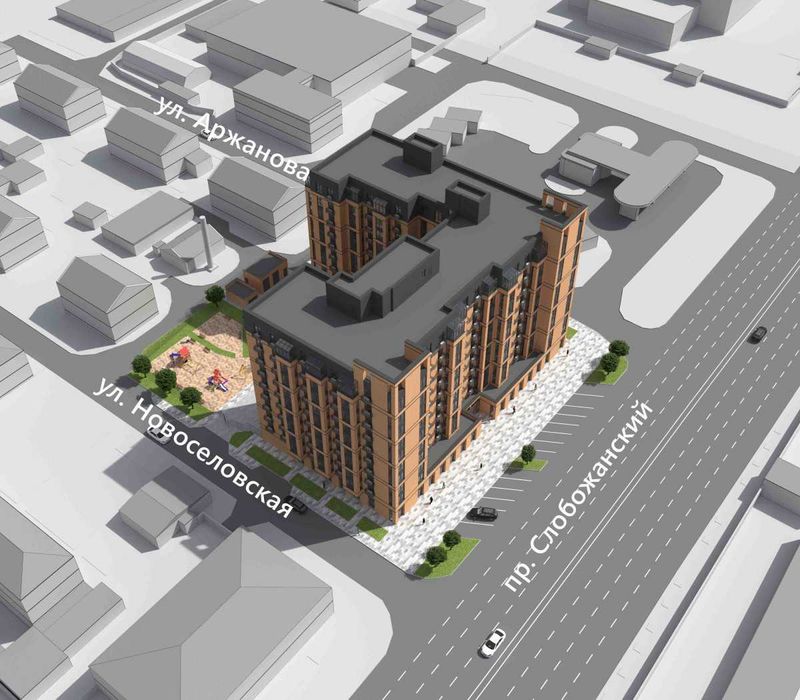 Срочно Недорого ! Продажа в Новострое-3/10 (S=65, 9М2) ЖК"АРЖАНОВА"