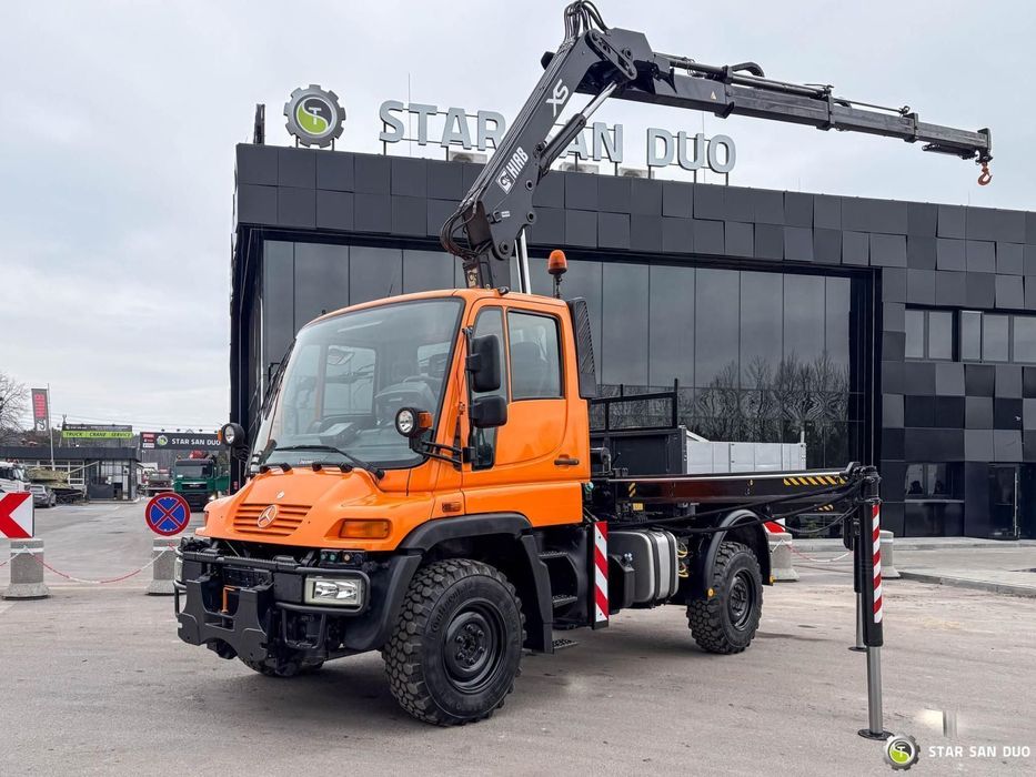 Unimog UNIMOG U300 4x4 HIAB 122 D -3 HDS Żuraw  Mercedes-Benz UNIMOG U300 4x4 HIAB 122 D -3 HDS Żuraw