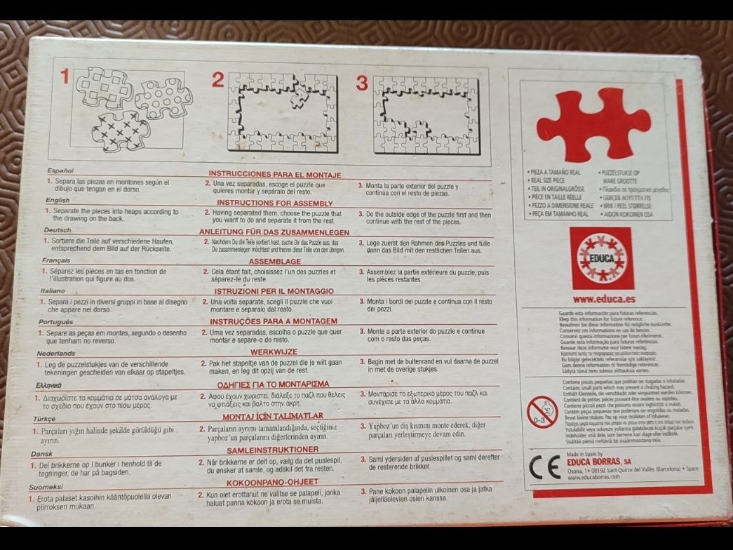 3 desenhos de puzzles
