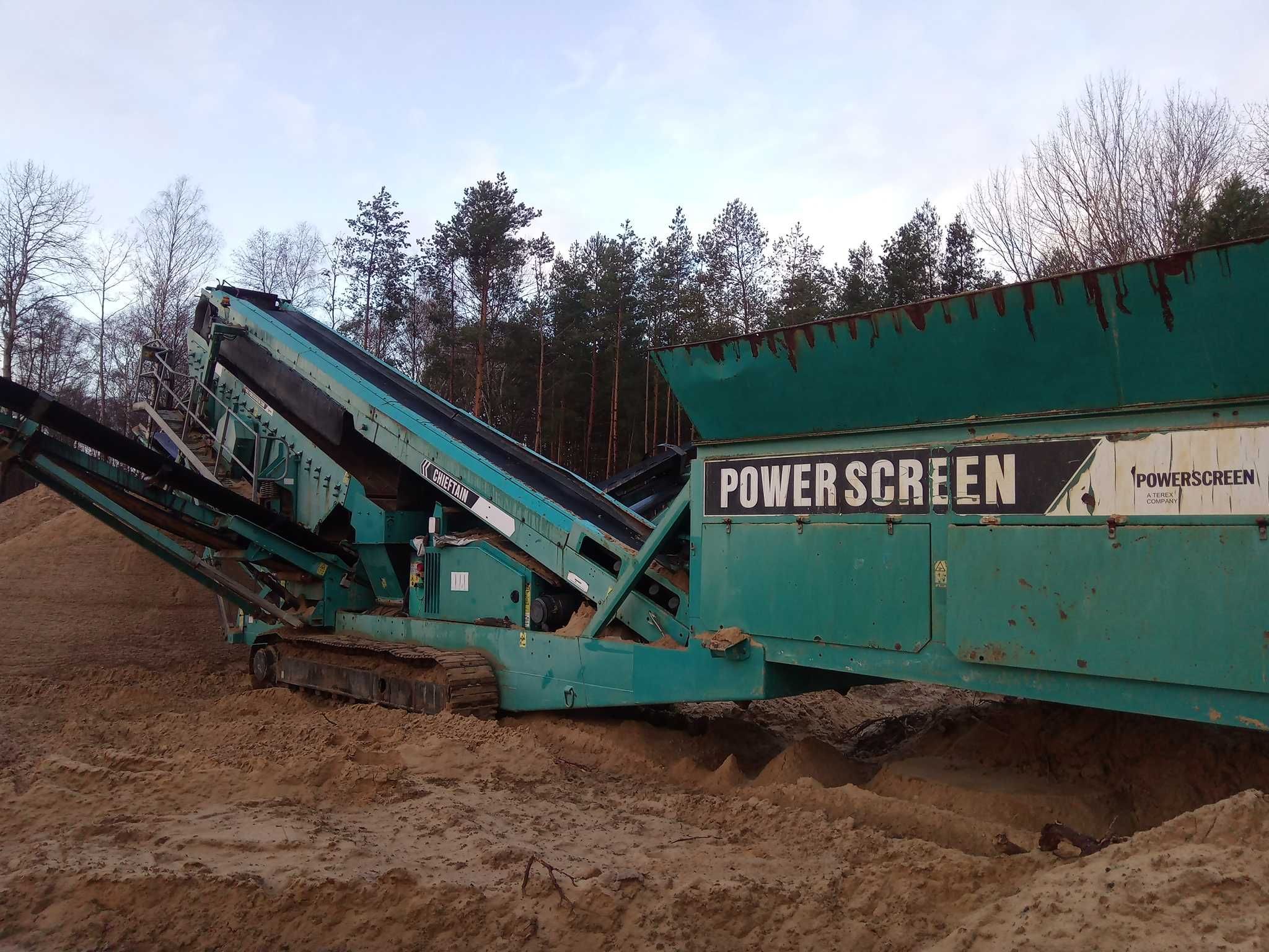 Przesiewacz Powerscreen CHIEFTAIN 2100 3 frakcje 2 sztuki, zamiana