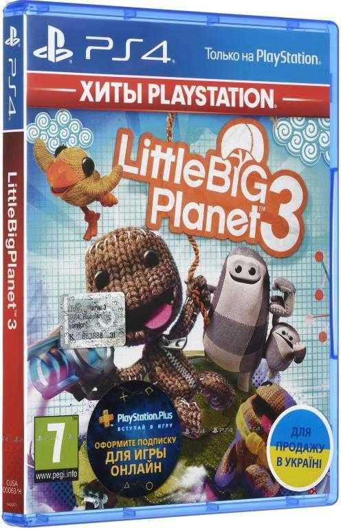 Гра Sony LittleBigPlanet 3 PS4 Blu-ray