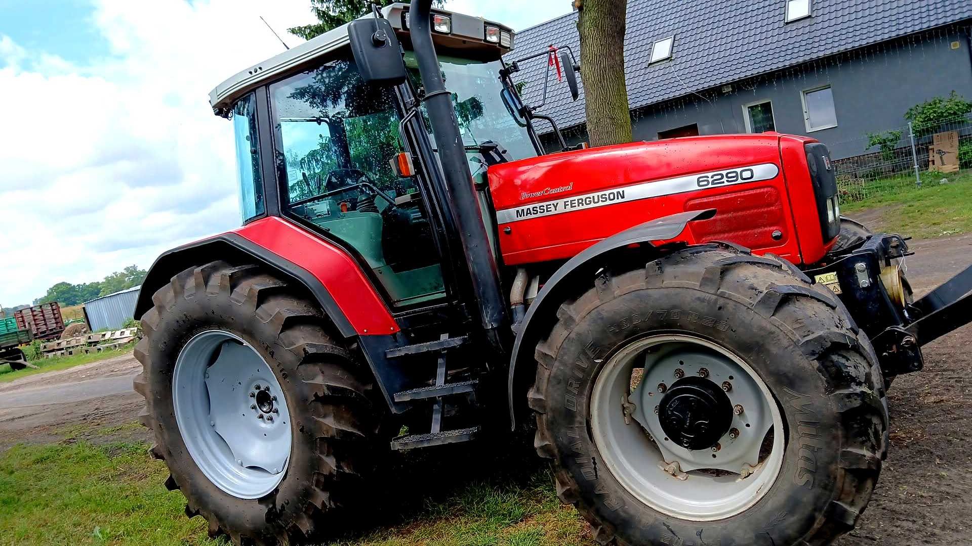 Massey ferguson 6290  pnumatyka klimatyzacja mieka oska tls