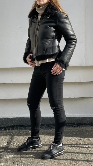 Дубленка авиатор Prada Milano, 42 xs, оригинал