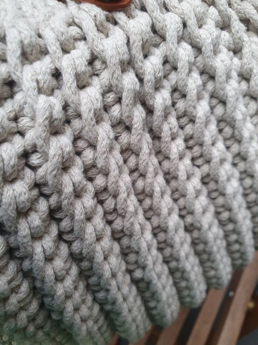 Torba handmade beżowa