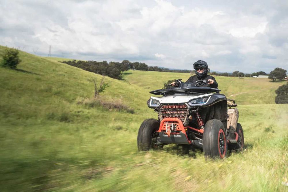 Segway Snarler AT6 Long 44KM EPS+ kufer wspomaganie, Kymco, TGB QuadON
