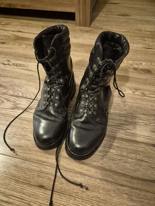 Buty Wojskowe Taktyczne Skoczki Desanty Skórzane długość wkł. 25cm