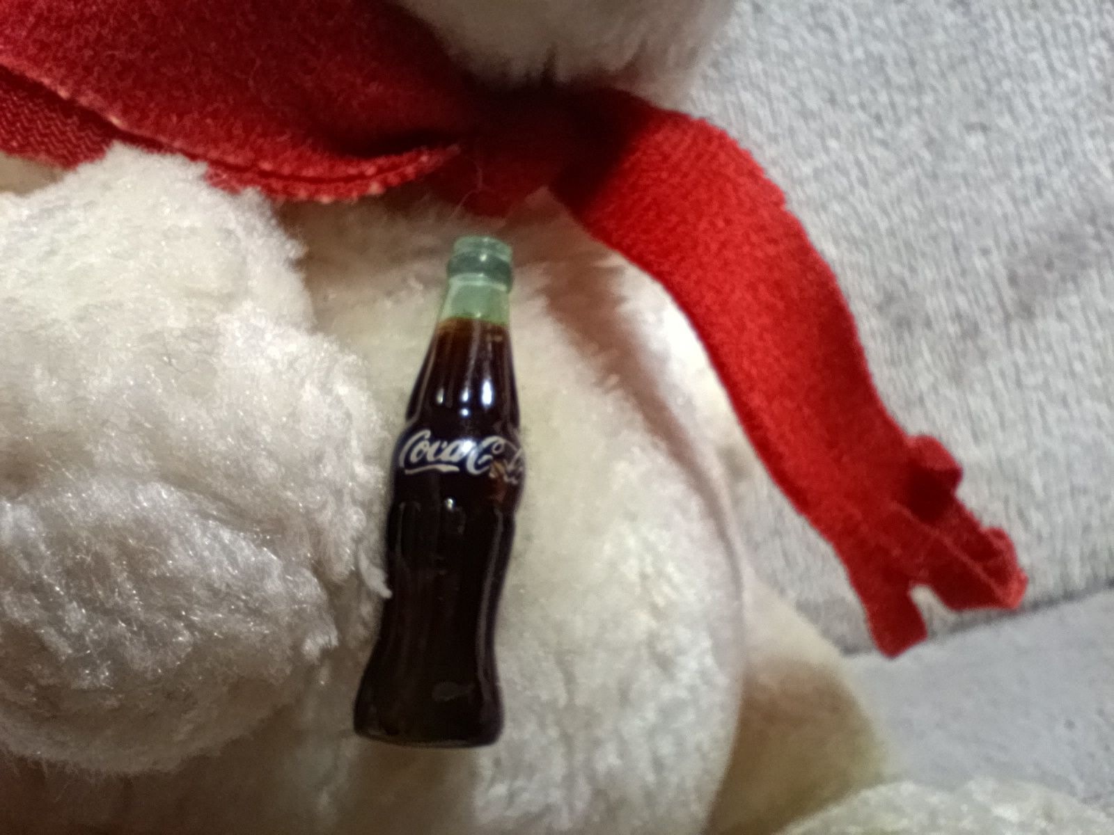 Maskotka pluszak Biały Miś Coca-Cola