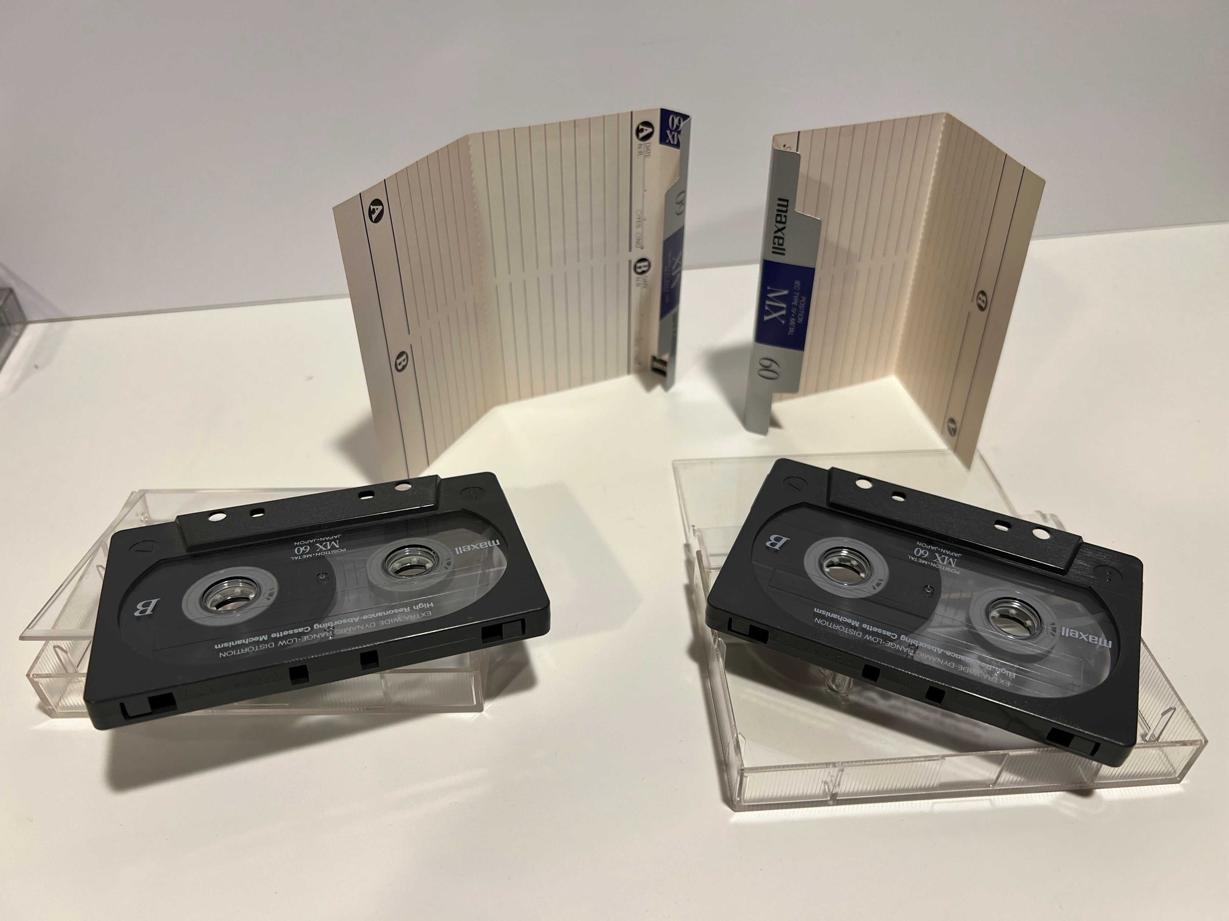 8 kaset metalowych i 2 chromowe, Maxell, TDK, Yamaha, Denon, Fuji #63