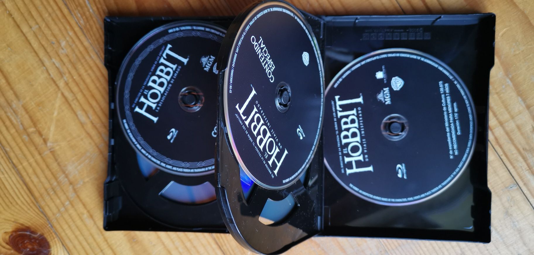 Hobbit trilogy blu-ray STEELBOOK english