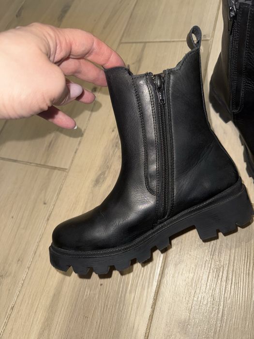 Черевики на дівчинку 33р з натуральної шкіри