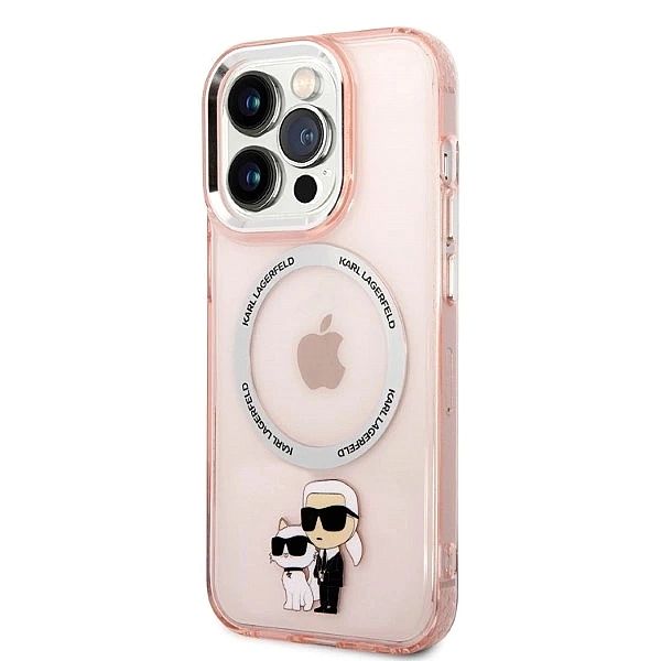 Etui Karl Lagerfeld Iconic Karl&Choupette MagSafe na iPhone 14 Pro Max