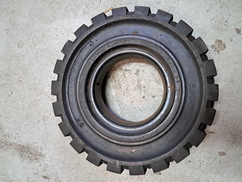 Opona pełna Ecomatic 5.00-8 do wózka widłowego - nowa