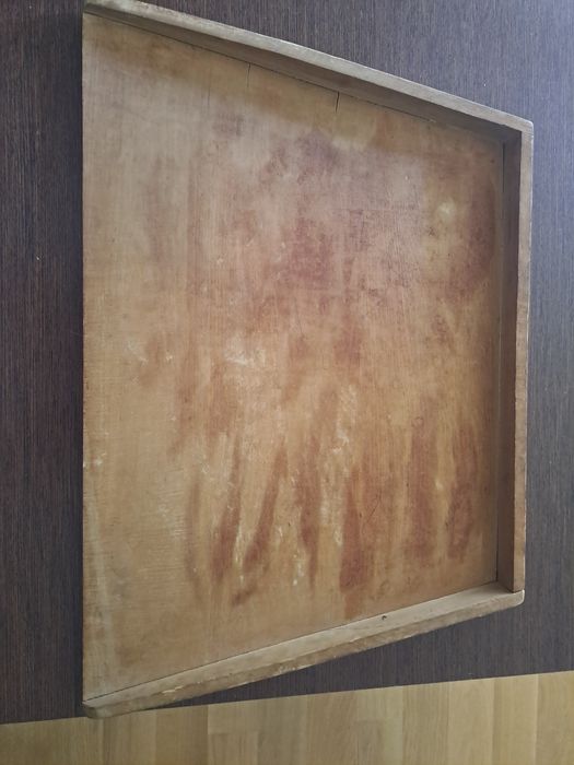 Drewniana stolnica PRL