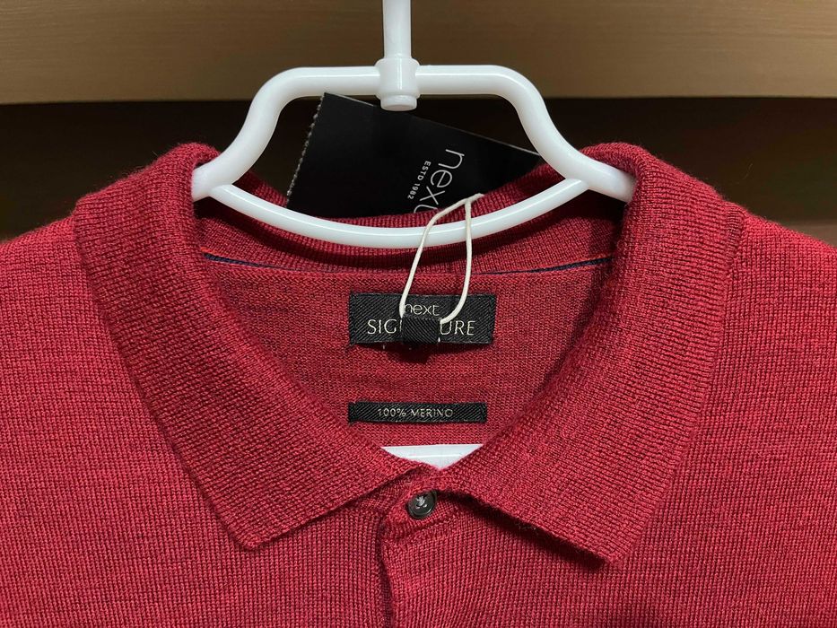 Next, 100% мериносове поло, светр  M/L
