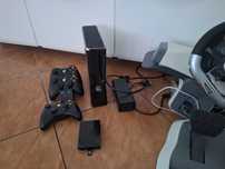 Xbox360 3 pady, dysk 1000GB + dysk 250GB przerobiony, ładowarka do pad