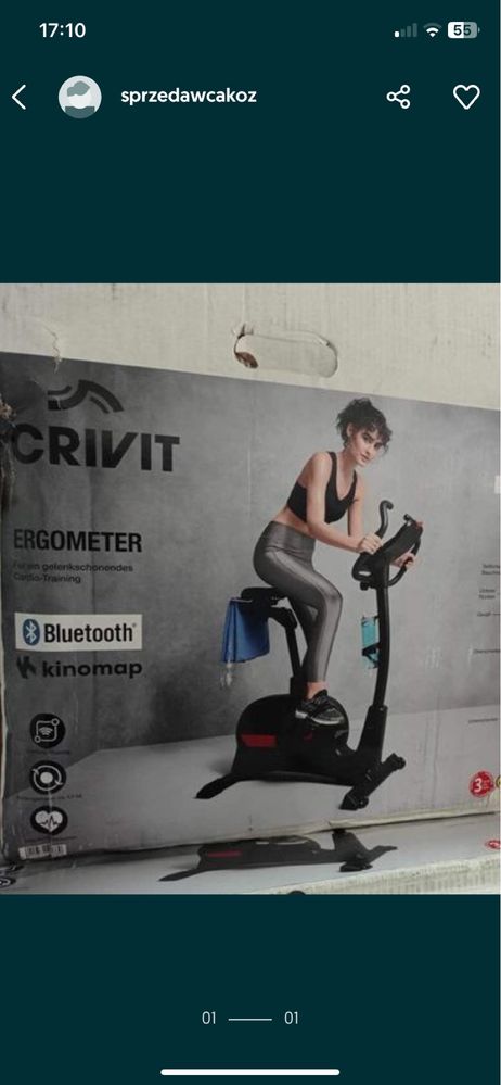 Rower treningowy marki CARIVIT