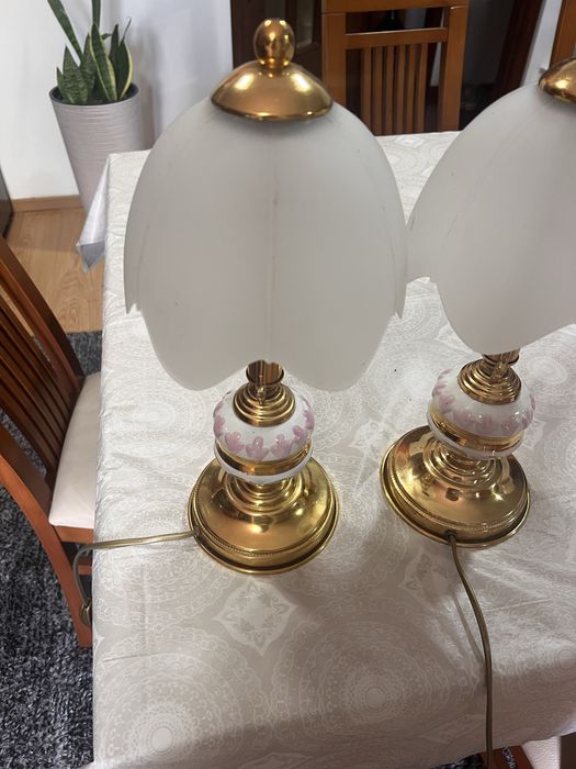 Candeeiro de teto + abajures