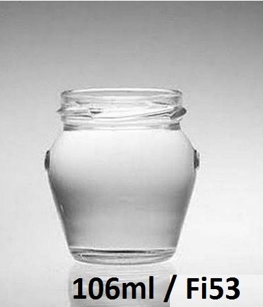 Słoiki 106ml Słoik 106ml Słoiki 106 ml Słoik 106 ml 100ml Fi53 - USZKA