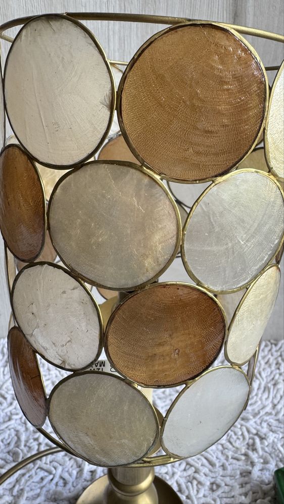 Lampa Vintage z metalowym kloszem