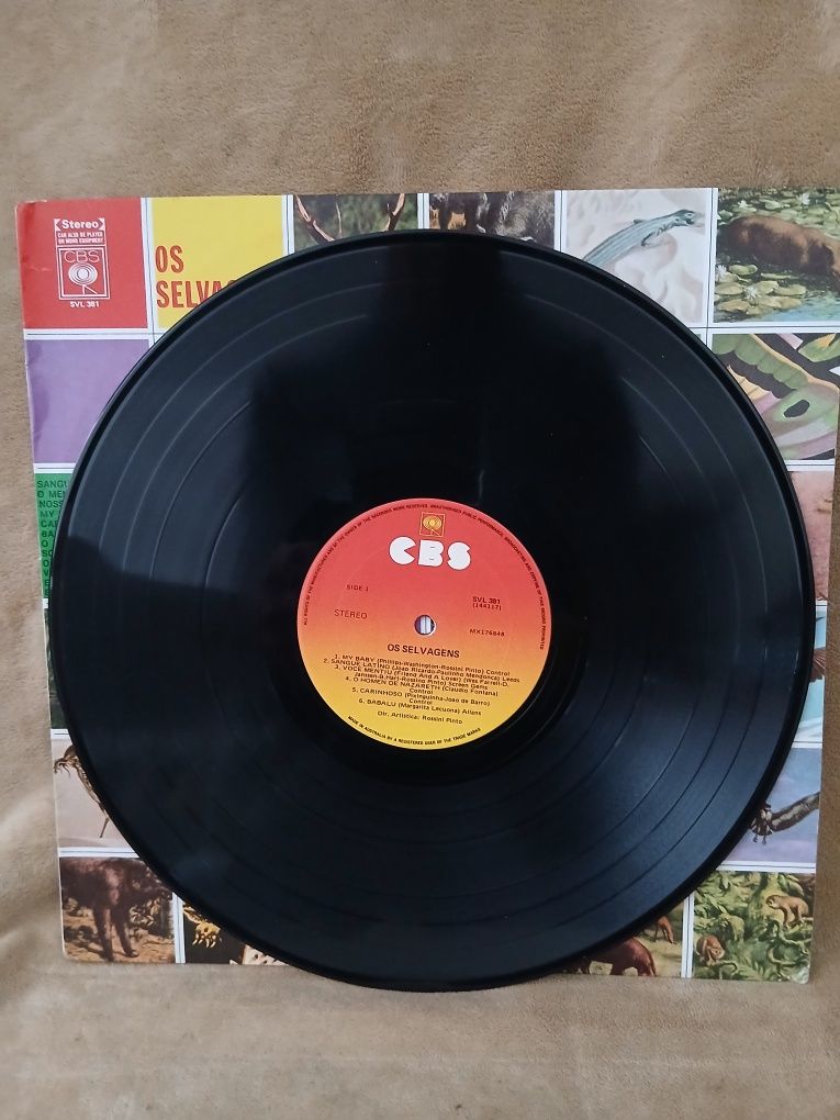 Disco de vinil - Os Selvagens