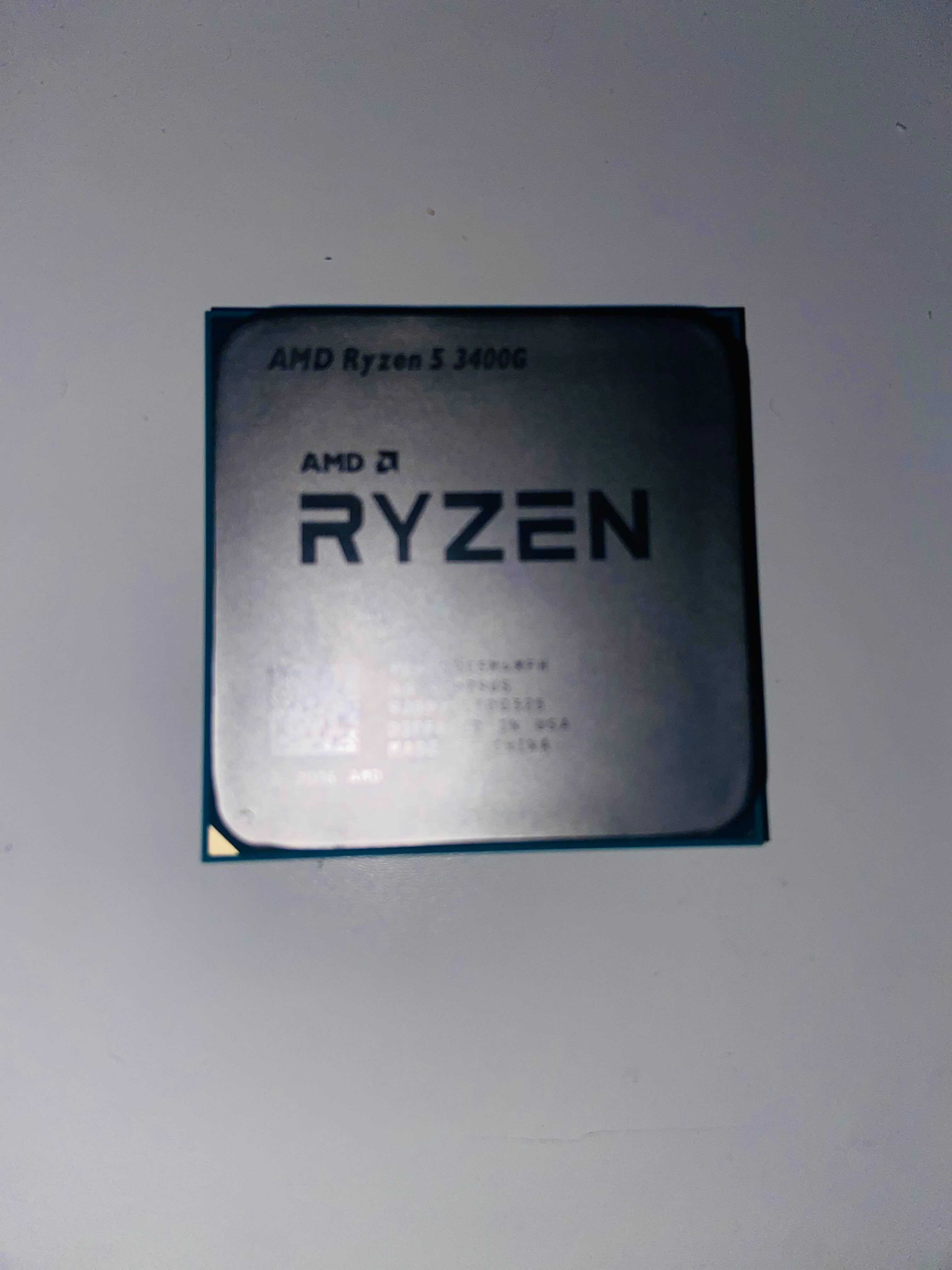 Ryzen 5 3400G + caixa de transporte amd + cooler amd do processador