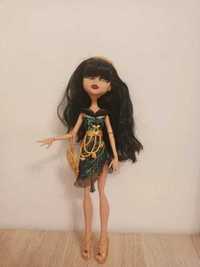 Lalka monster high Cleo De Nile frights camera action black carpet