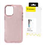 Etui Wozinsky Glitter Case na Samsung Galaxy S24 FE - różowe z brokate