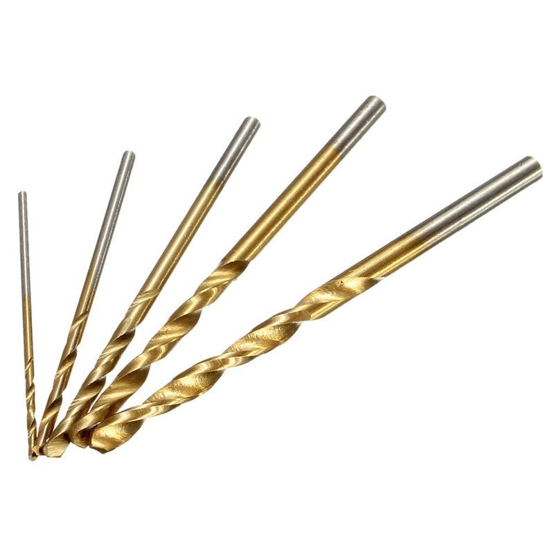 Wiertła tytanowe 50szt. 1.0, 1.5, 2.0, 3.0, 3.5mm do wszystkiego