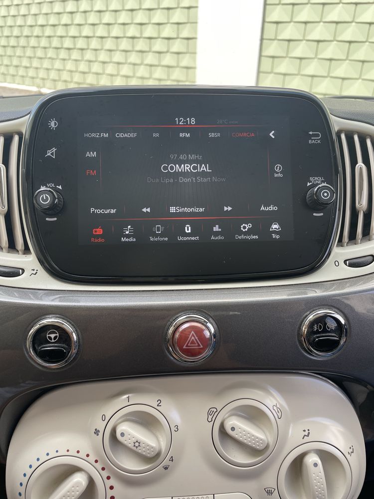 FIAT 500 1.2 LOUNGE MTA | Caixa Automática