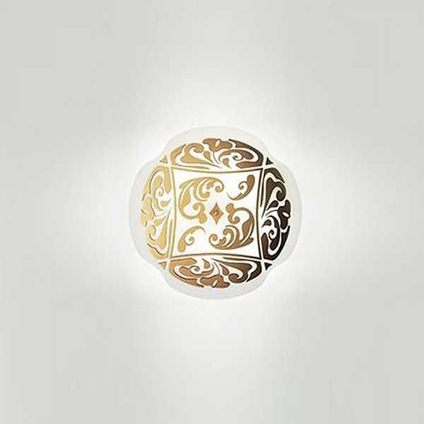 Скло на настінно-стельовий світильник P-PL Leucos Charme 50 Gold NEW