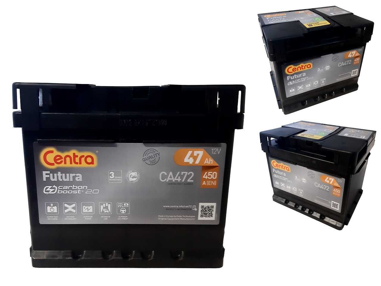 Akumulator samochodowy CENTRA FUTURA CA472 47Ah 450A