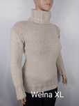 Sweter damski L XL wełniany