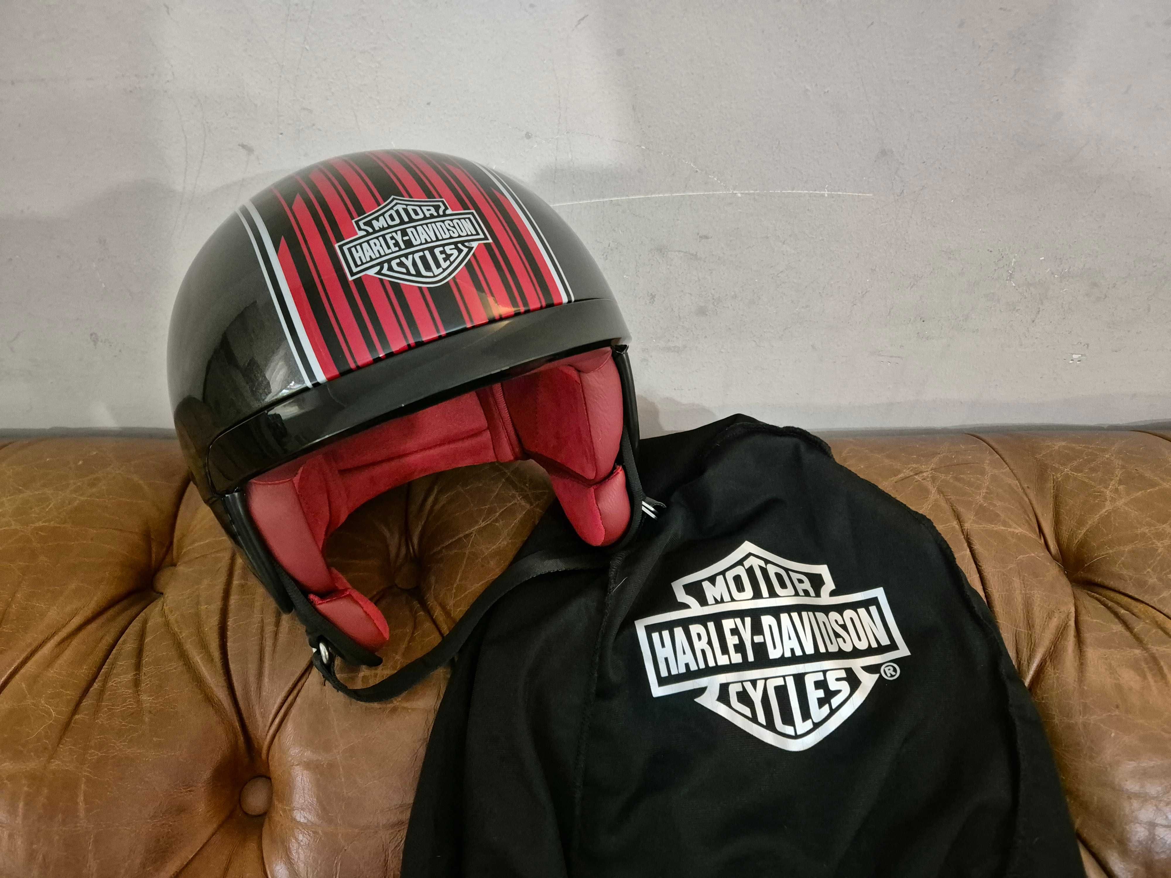Capacete Harley Davidson tamanho S excelente estado com saco