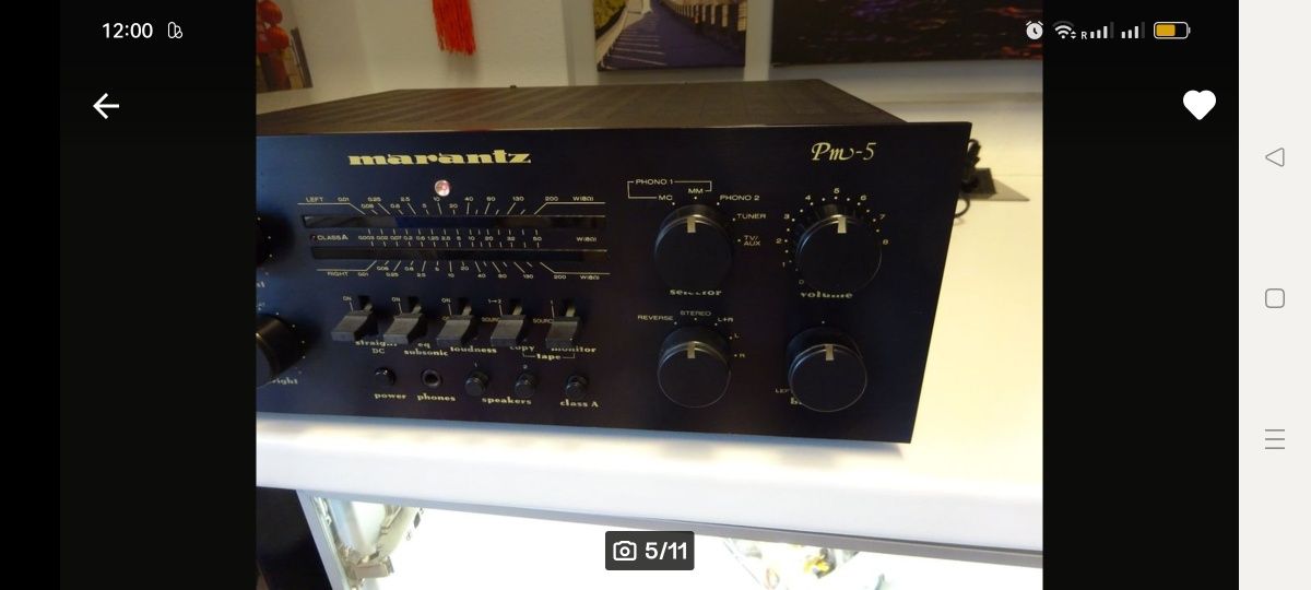 Okazja Jedyny Class A wzmacniacz Marantz PM-5 Black