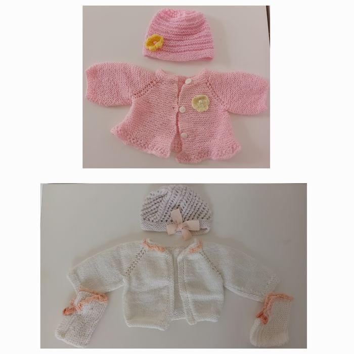 Roupa bebé feita à mão