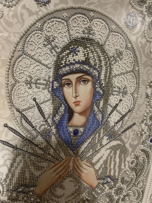 Икона бисером. Ручная робота. Вышитая икона
