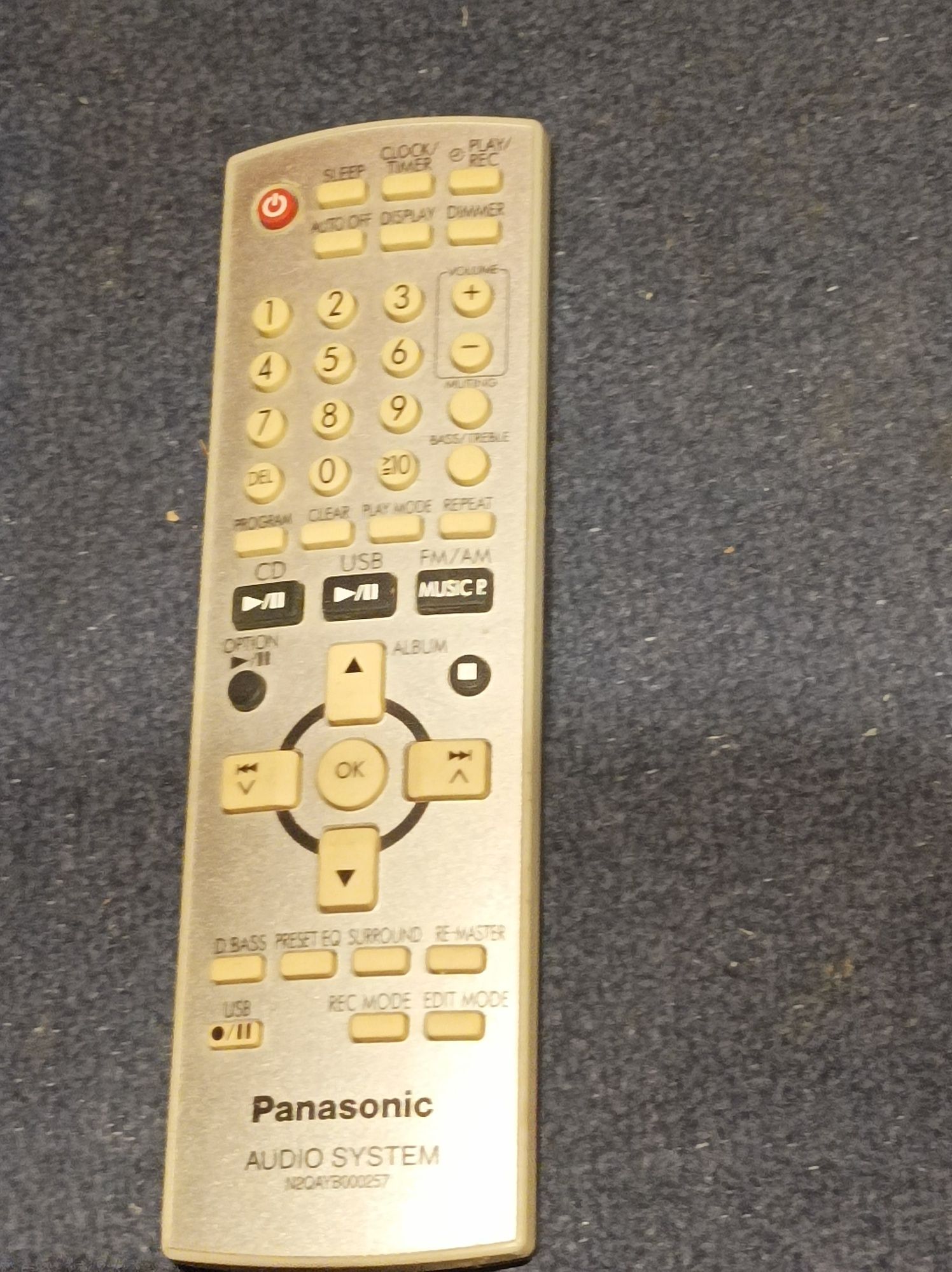 Oryginal.Pilot Panasonic Audio System.