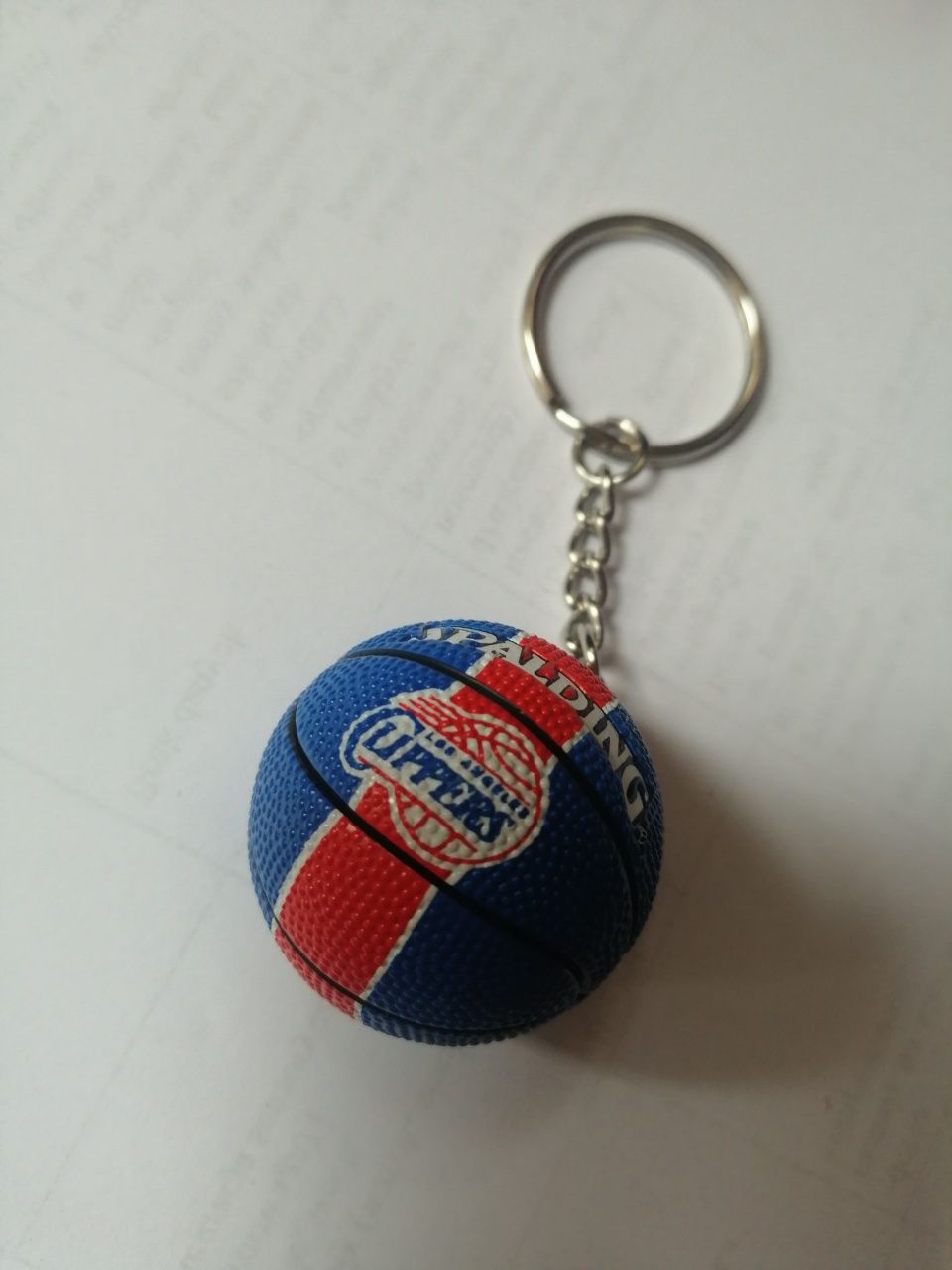 clippers brelok breloczek piłka do koszykówki NBA spalding