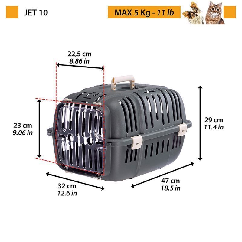 Переноска для котів, собак, гризунів  Jet10 Ферпласт Італія Джет10 Fer