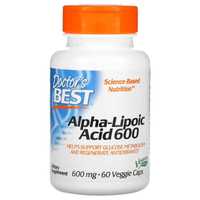 Doctor's Best аминокислота альфа-липоевая кислота. 600 мг, 60 к.
