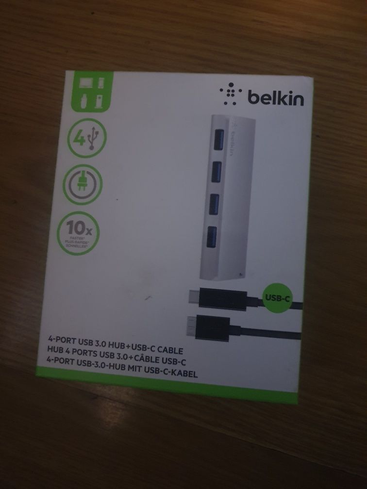 Hub USB-C Belkin P-F4U08800  HUB USB-C (4x USB)