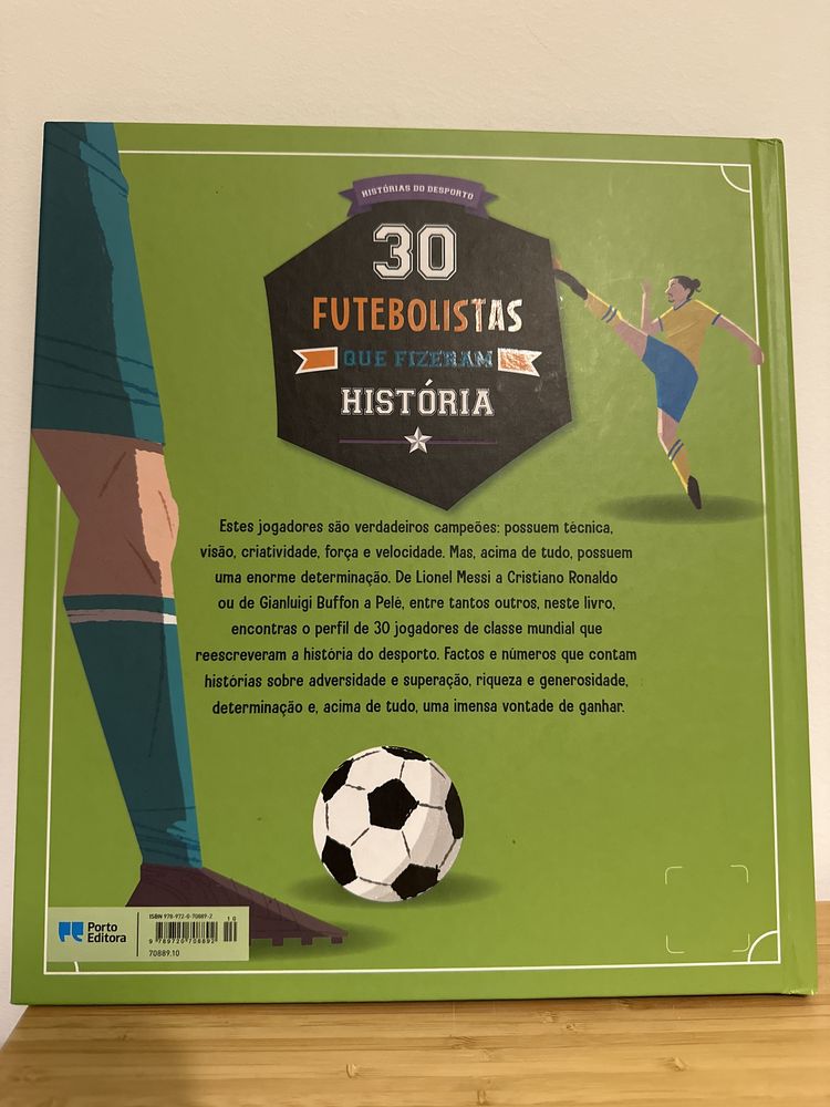 Livro 30 Futebolistas Que Fizeram História