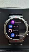 Smatrwatch męski Amoled 466×466 szkło Gorillaz gps  dodatkowy pasek