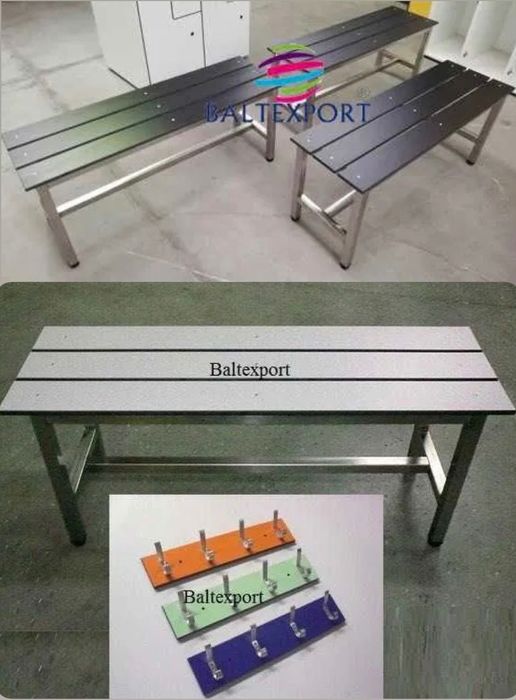 BANCO BALNEÁRIO CORRIDO RIPAS PINHO/ COMPACTO FENÓLICO PARA
VESTIÁRIOS