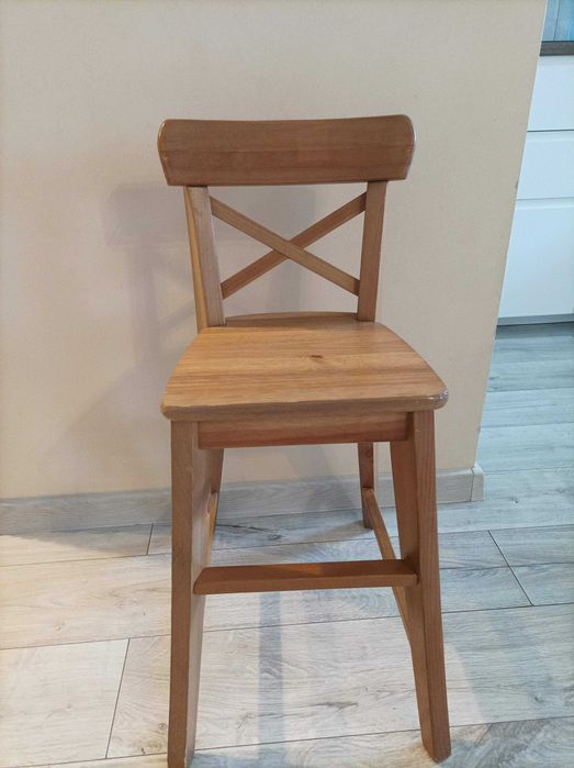 Krzesło dziecięce drewniane Ikea