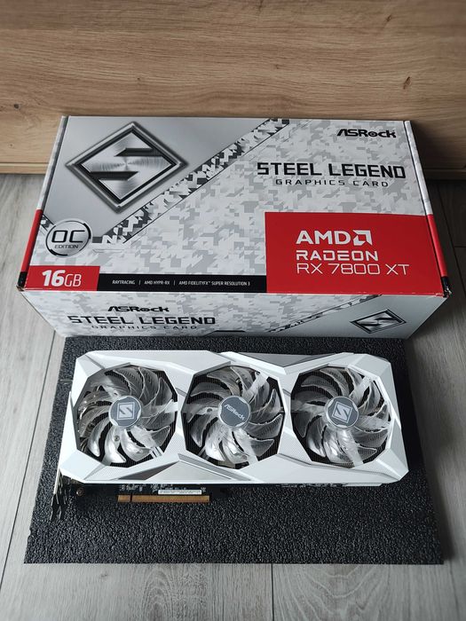 Karta graficzna ASRock Radeon RX 7800 XT Steel Legend OC 16GB