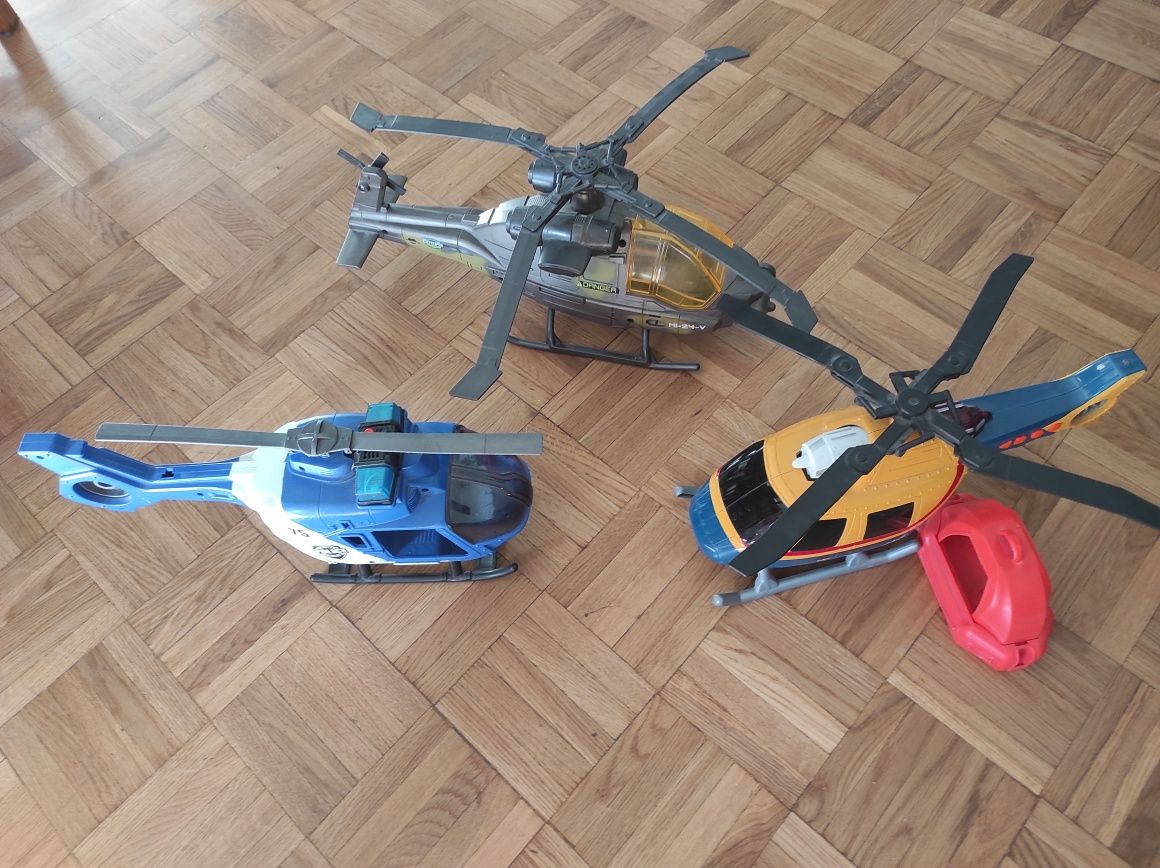 Helikopter duży 3 sztuki