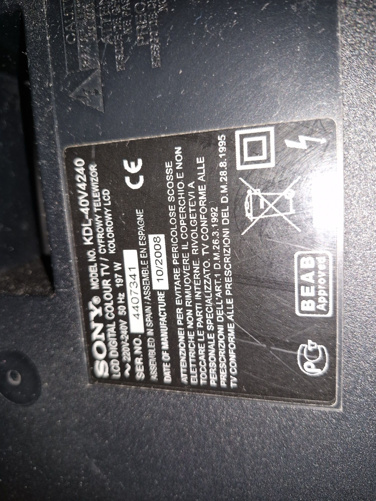 Telewizor Sony 40 cali