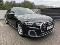 Audi A8 Panorama_Hak_Masaż_Wentylacja_Head Up_Webasto_GWARANCJA do 2028_FV 23%